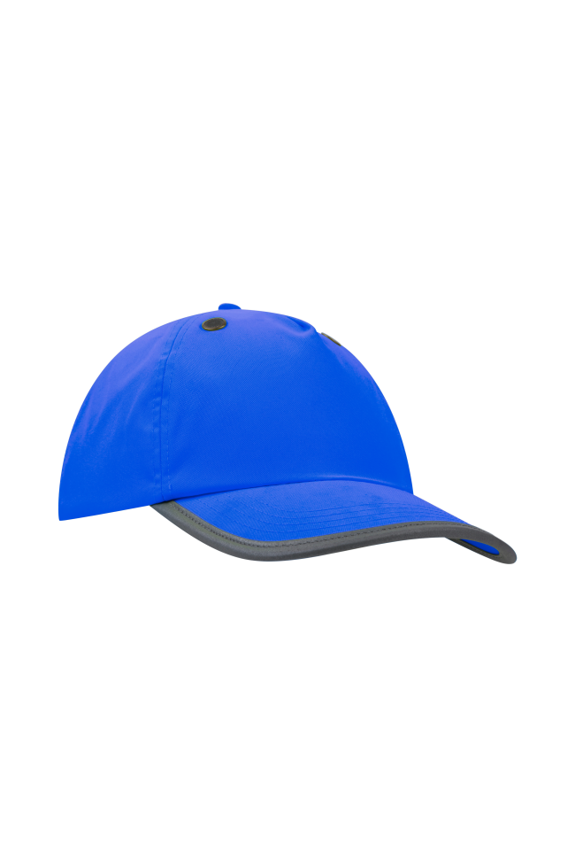 Casquette de protection 5 panneaux personnalisable bleu