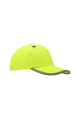Casquette de protection 5 panneaux personnalisable fluo