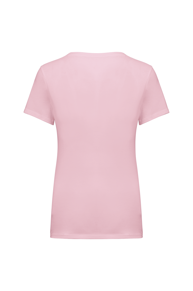 Tee-shirt Bio190 IC femme personnalisable rose