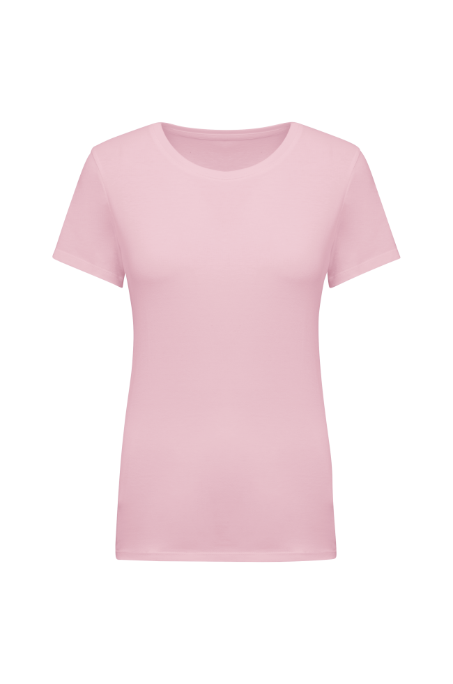 Tee-shirt Bio190 IC femme personnalisable rose