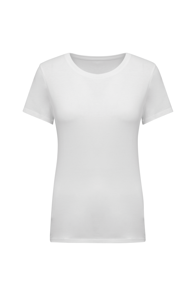 Tee-shirt Bio190 IC femme personnalisable blanc