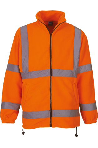 Veste polaire de sécurité orange