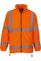 Veste polaire de sécurité orange