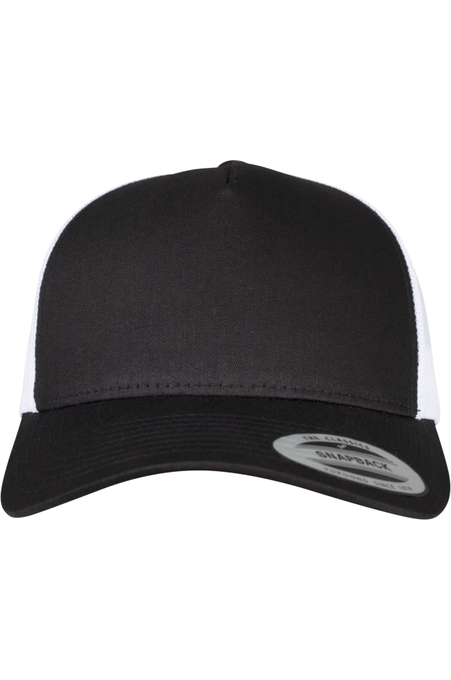 Casquette trucker retro bicolore