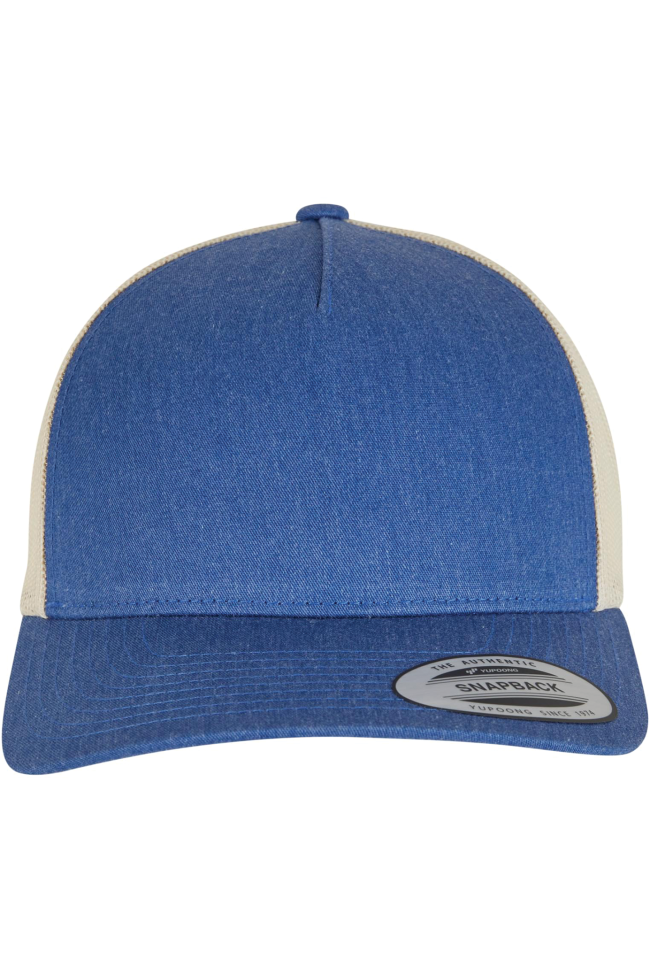 Casquette trucker retro bicolore personnalisable