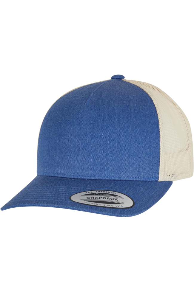 Casquette trucker retro bicolore personnalisable