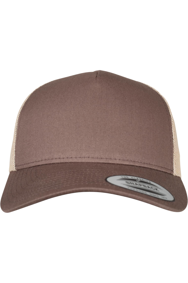 Casquette trucker retro bicolore personnalisable
