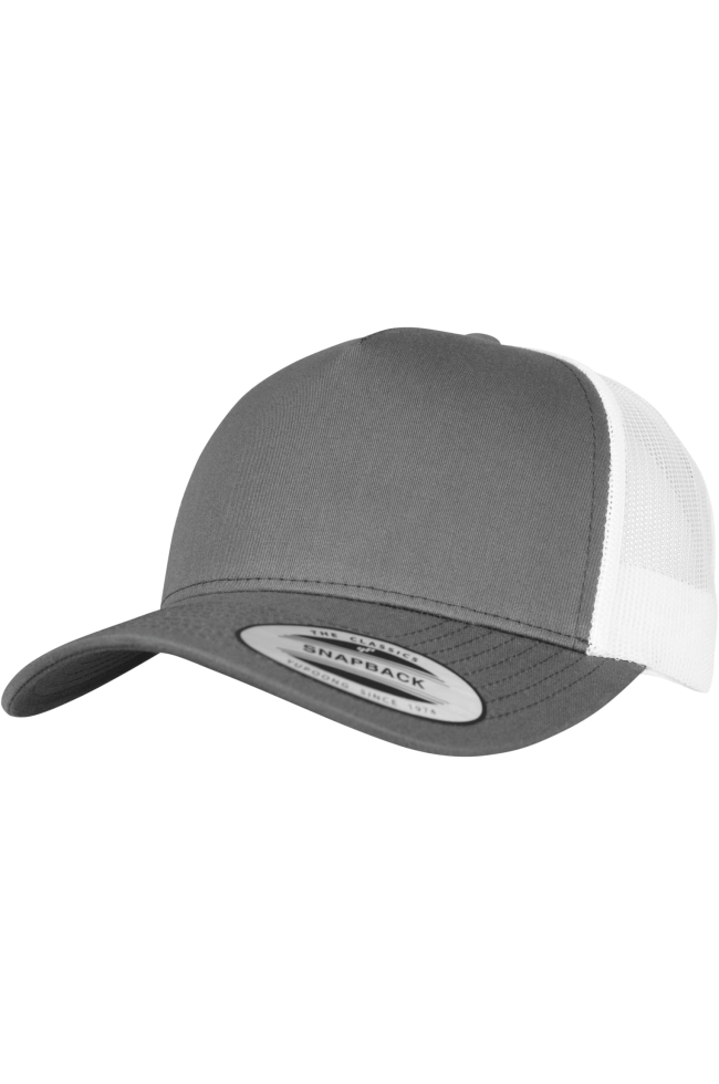 Casquette trucker retro bicolore personnalisable