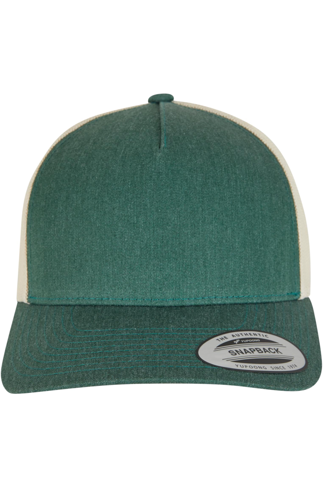 Casquette trucker retro bicolore personnalisable