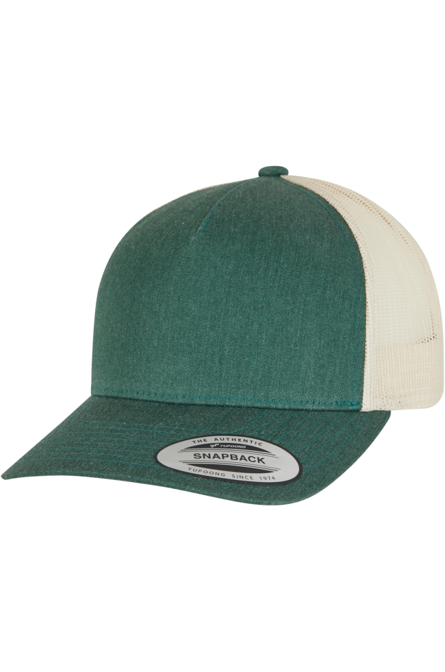 Casquette trucker retro bicolore personnalisable
