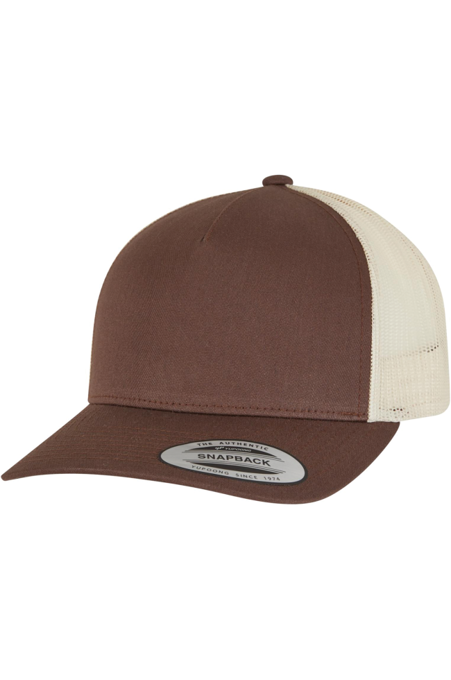 Casquette trucker retro bicolore personnalisable