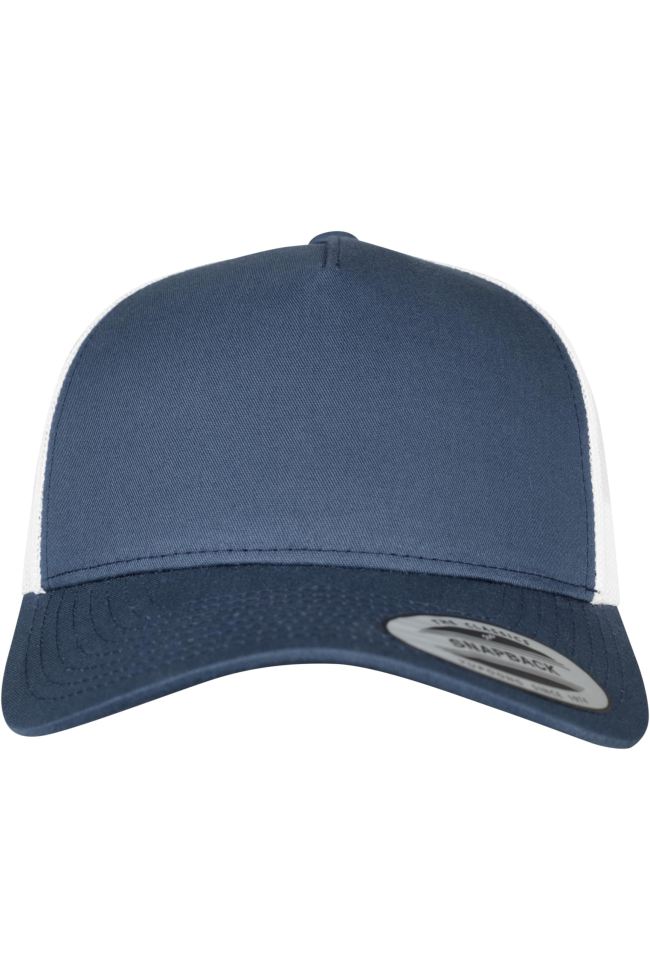 Casquette trucker retro bicolore personnalisable