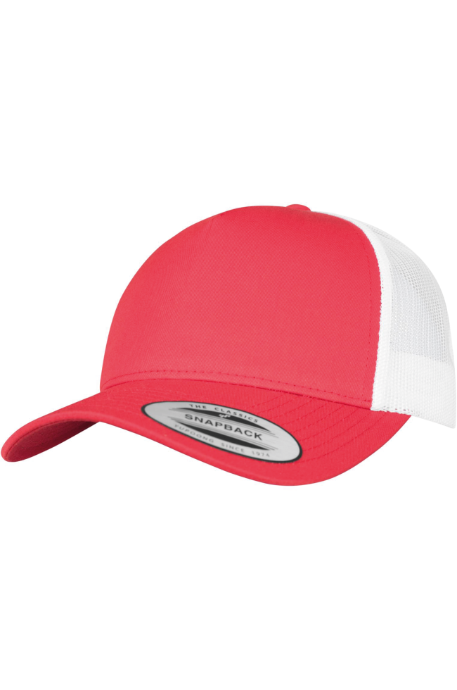 Casquette trucker retro bicolore personnalisable