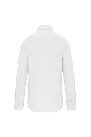 Chemise blanche coton / élasthanne homme personnalisée