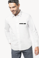 Chemise coton / élasthanne homme personnalisée