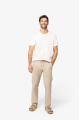 Pantalon éco en lin et coton bio homme couleur sand
