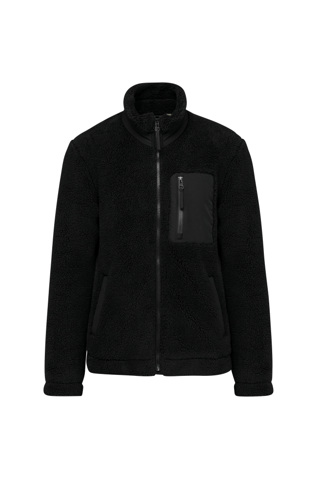 Veste écoresponsable en sherpa unisexe