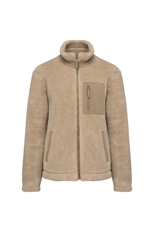 Veste écoresponsable en sherpa unisexe