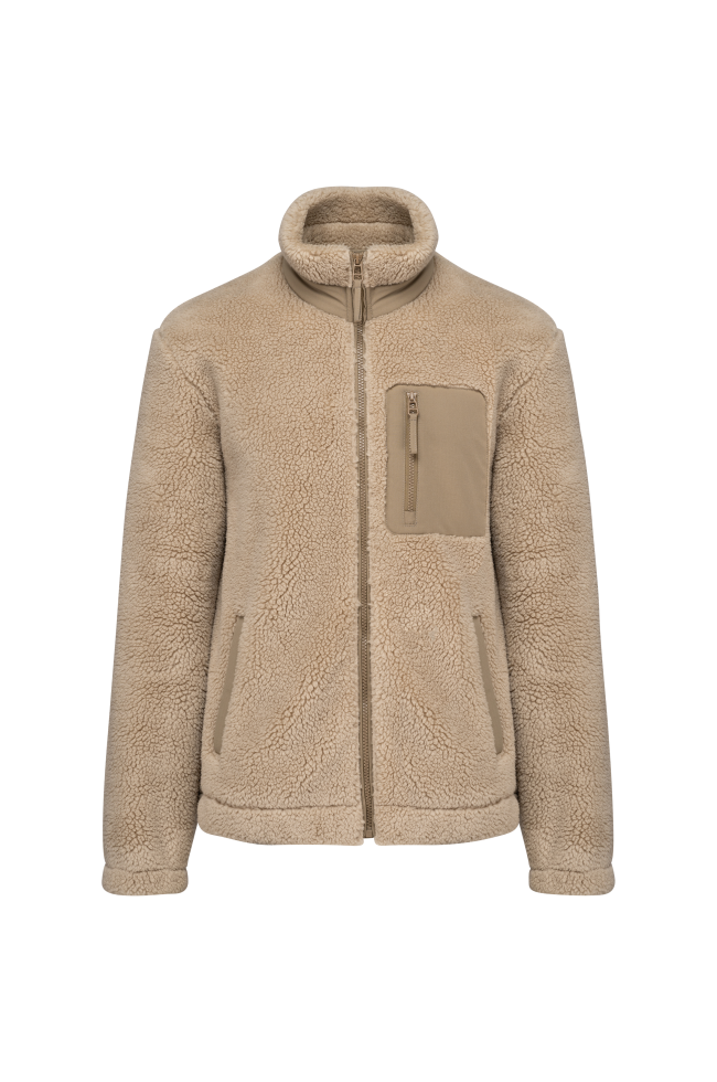 Veste écoresponsable en sherpa unisexe