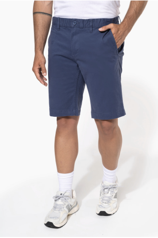 Bermuda bleu Chino Homme Personnalisé