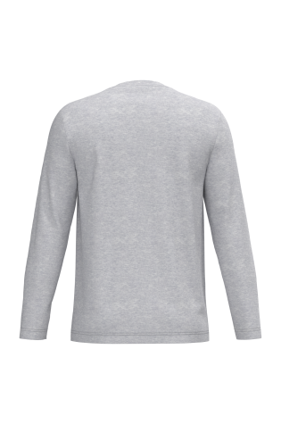 T-shirt col rond manches longues homme personnalisable