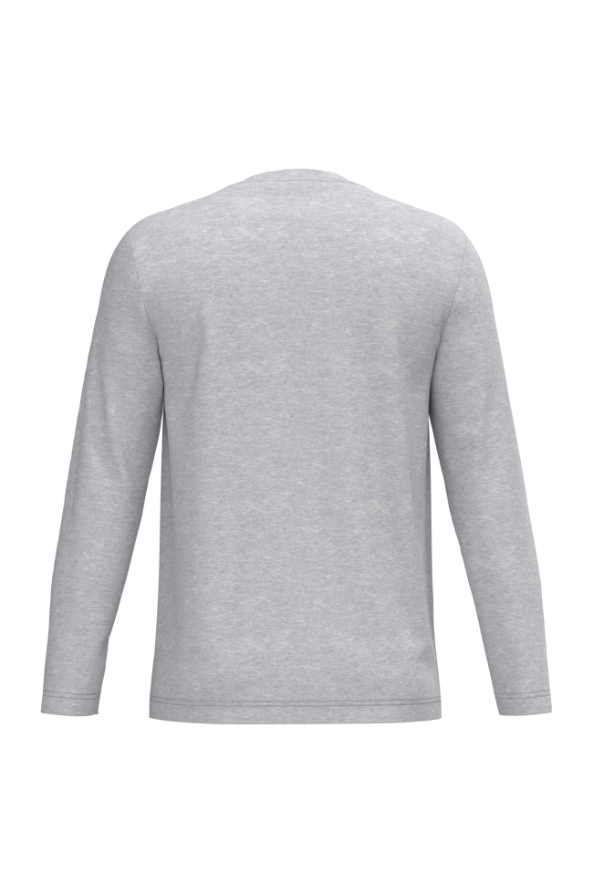 T-shirt col rond manches longues homme personnalisable