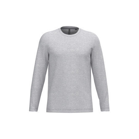 T-shirt col rond manches longues homme personnalisable