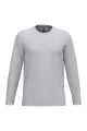 T-shirt col rond manches longues homme personnalisable