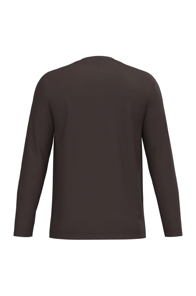 T-shirt col rond manches longues homme personnalisable
