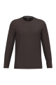 T-shirt col rond manches longues homme personnalisable