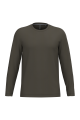 T-shirt col rond manches longues homme personnalisable