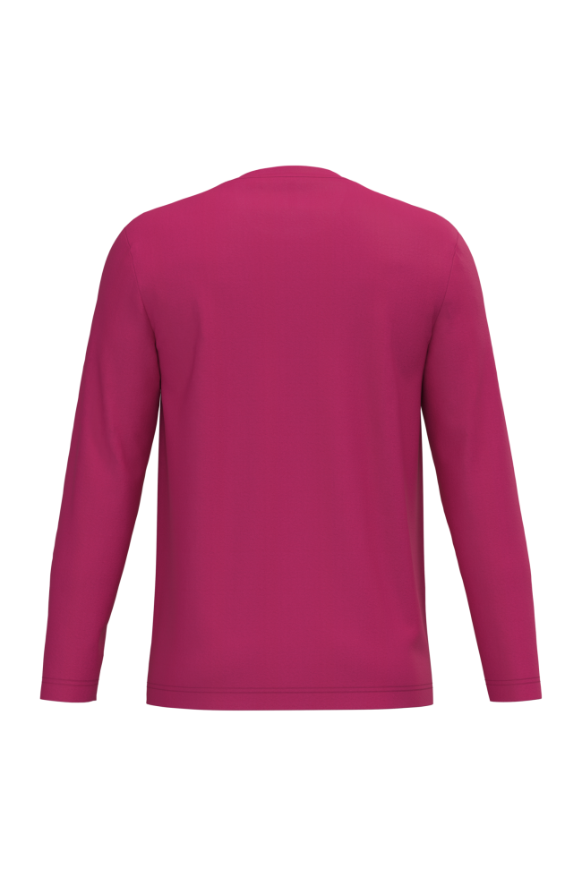 T-shirt col rond manches longues homme personnalisable
