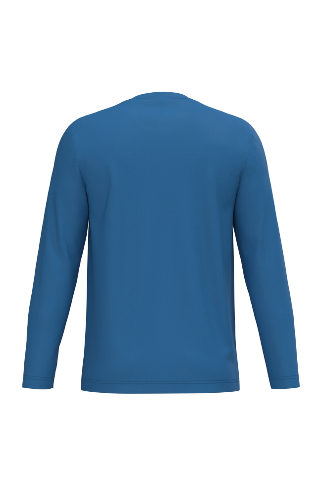 T-shirt col rond manches longues homme personnalisable