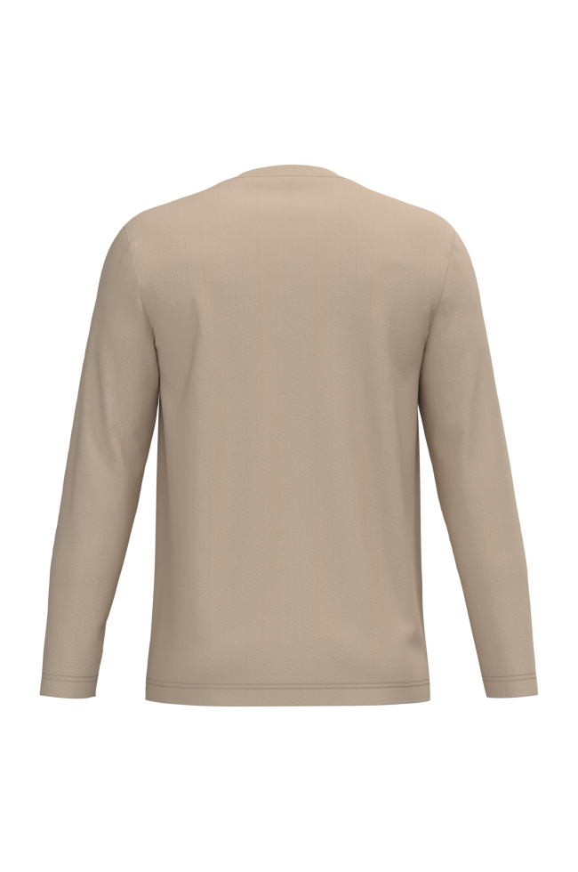 T-shirt col rond manches longues homme personnalisable