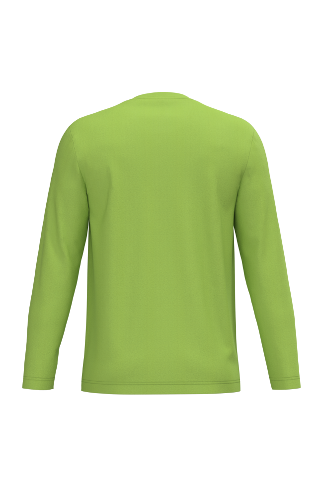 T-shirt col rond manches longues homme personnalisable