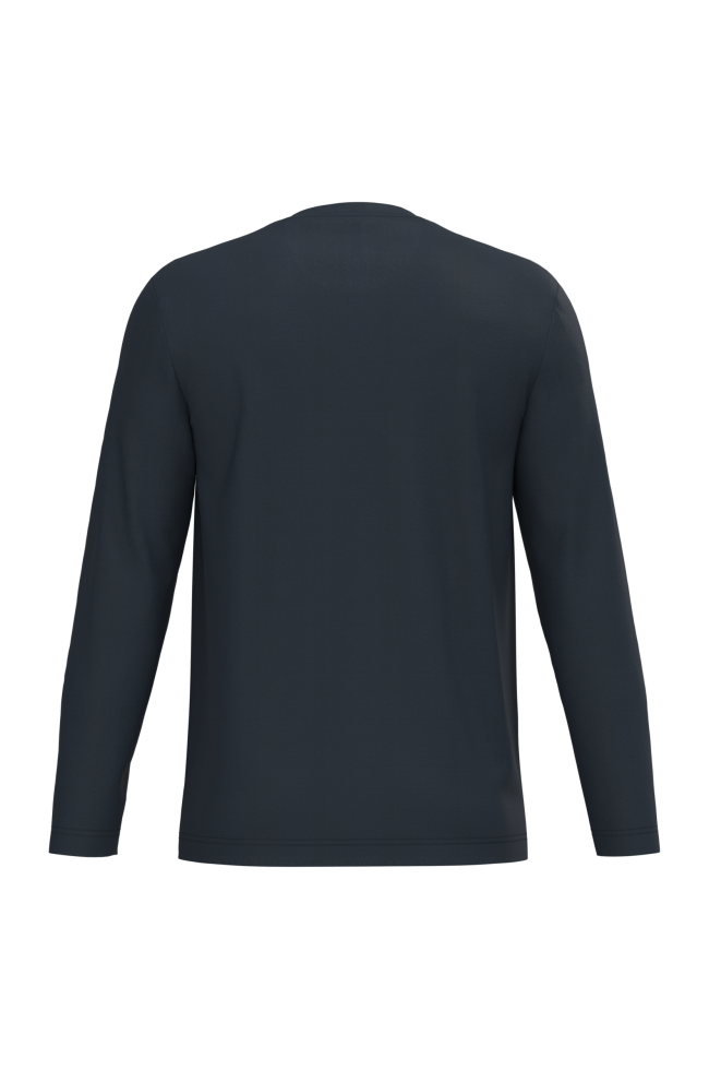 T-shirt col rond manches longues homme personnalisable