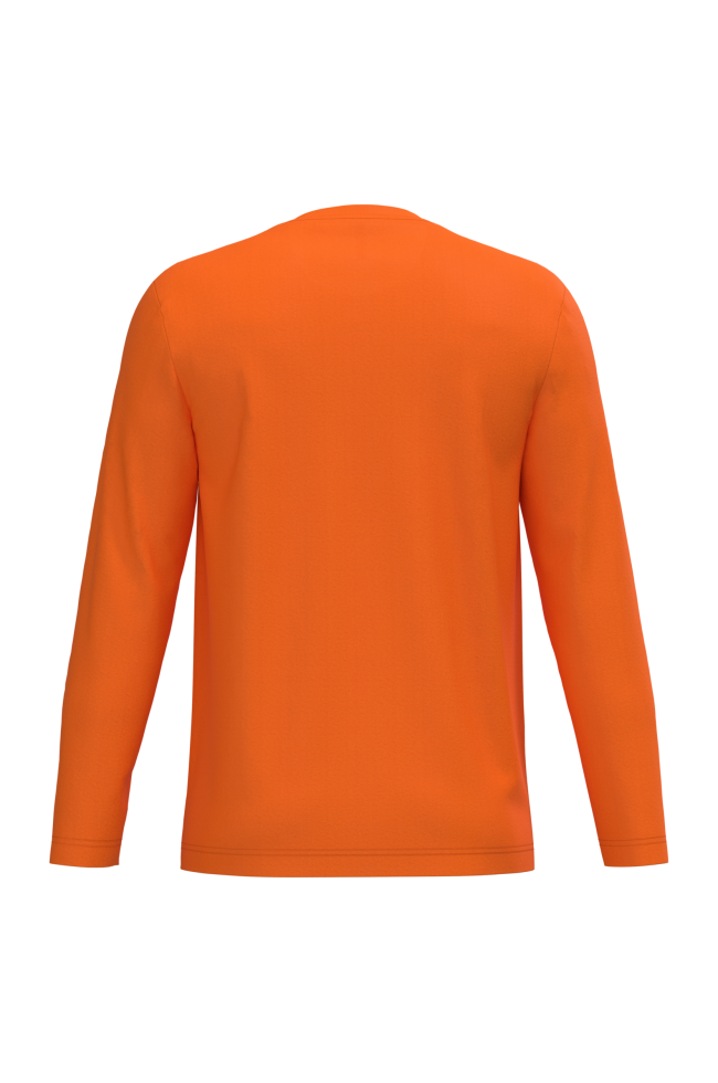 T-shirt col rond manches longues homme personnalisable
