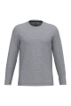 T-shirt col rond manches longues homme personnalisable