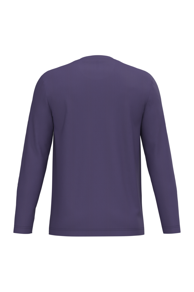 T-shirt col rond manches longues homme personnalisable