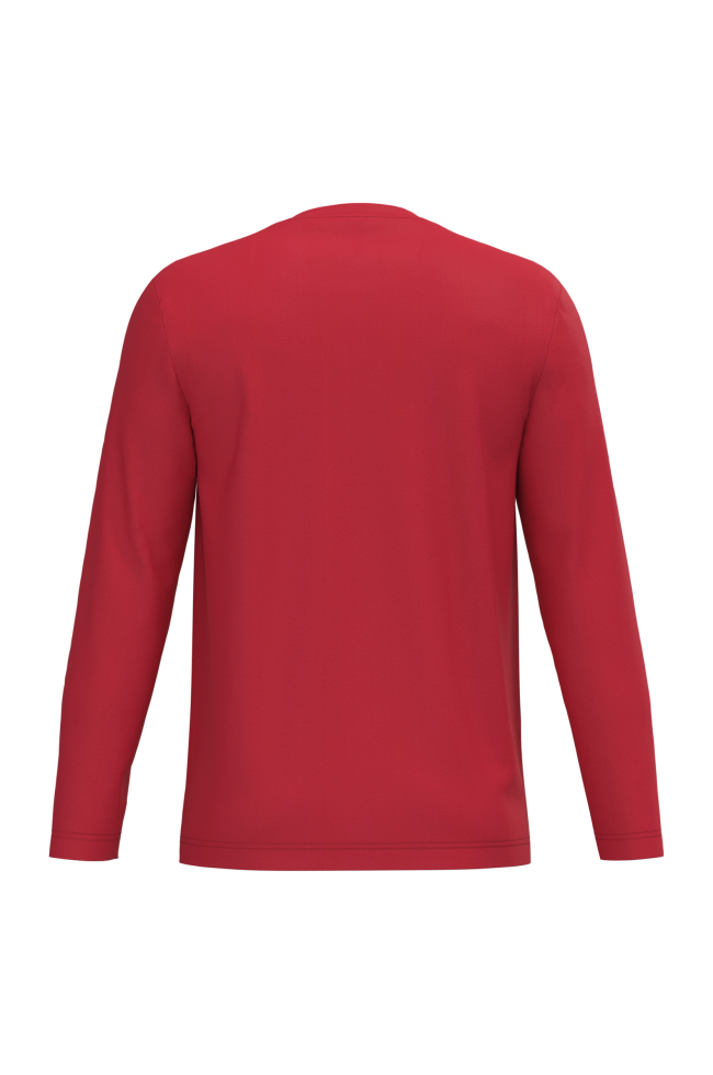 T-shirt col rond manches longues homme personnalisable