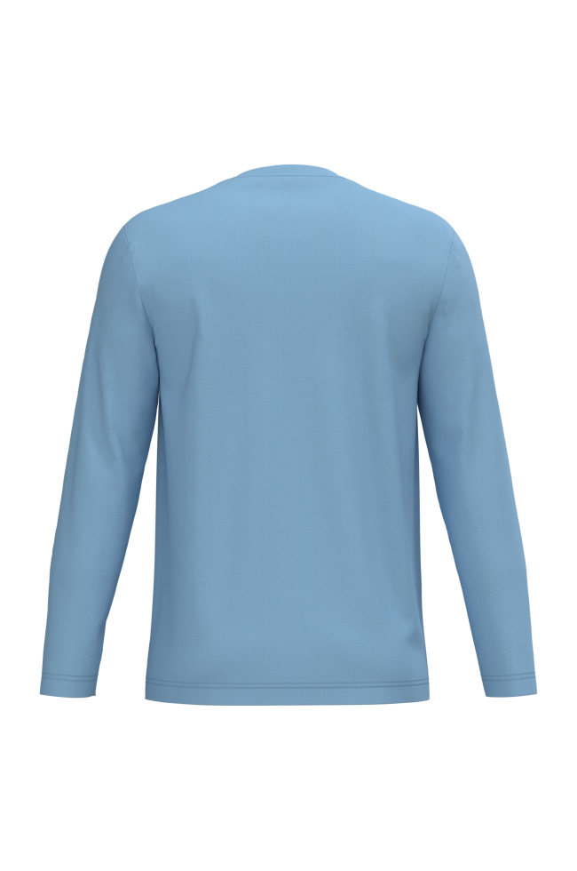 T-shirt col rond manches longues homme personnalisable