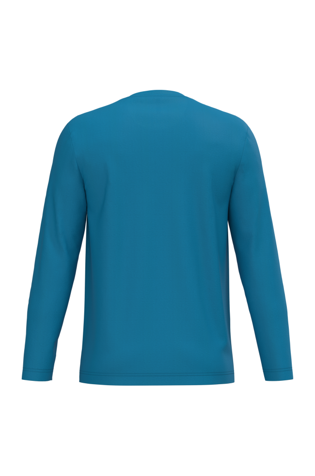T-shirt col rond manches longues homme personnalisable