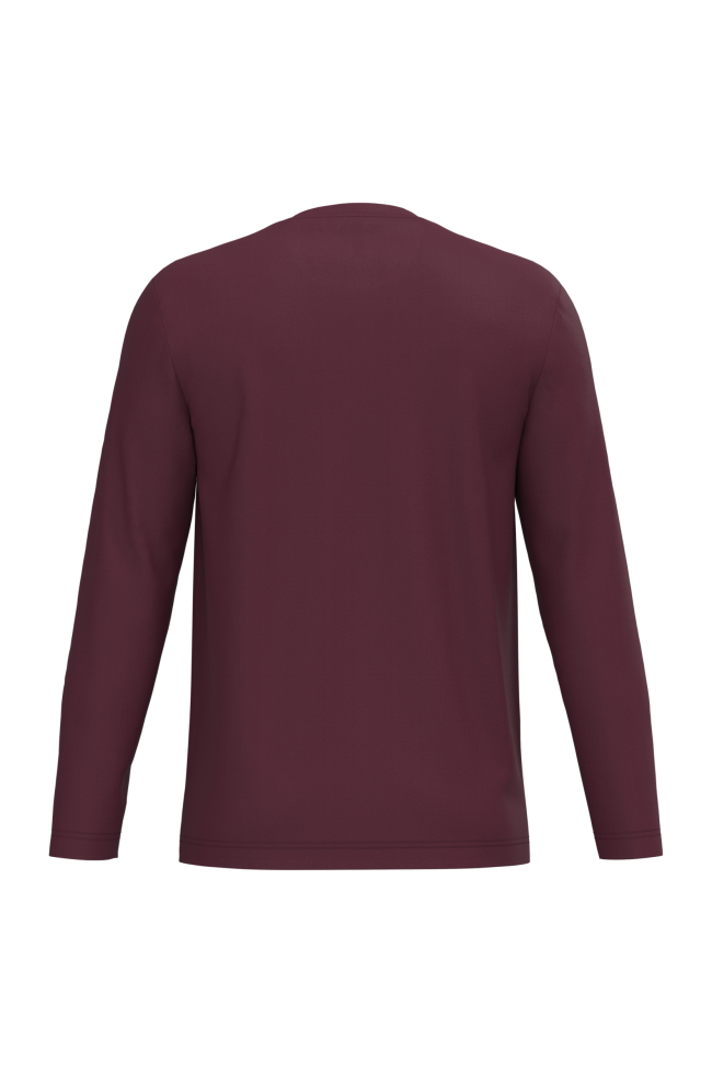 T-shirt col rond manches longues homme personnalisable