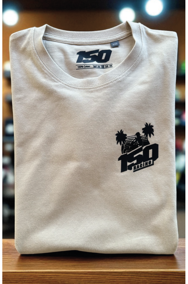 Tee shirt motocross couleur sable