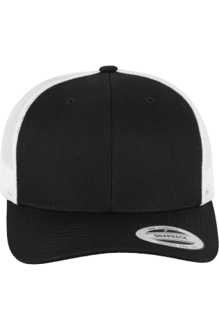 Casquette retro trucker bicolore personnalisable