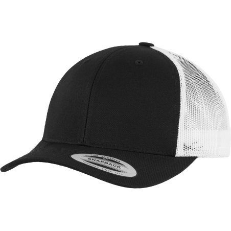 casquette flexfit blanche et noir