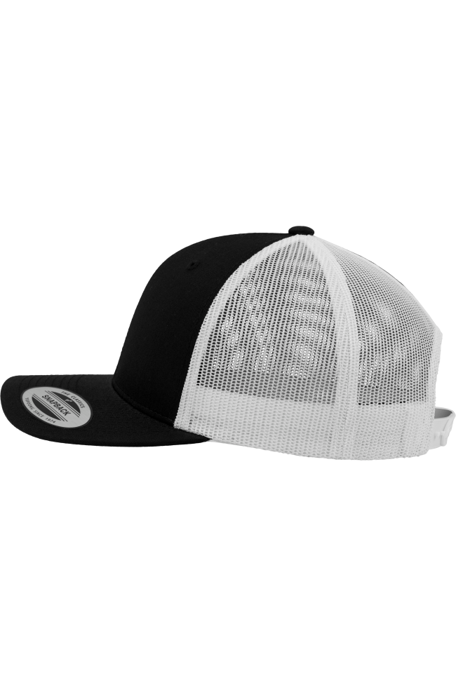 Casquette retro trucker bicolore personnalisable