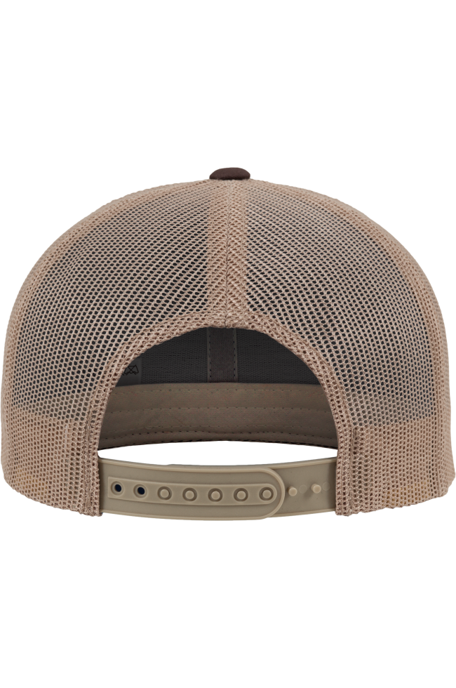 Casquette retro trucker bicolore personnalisable