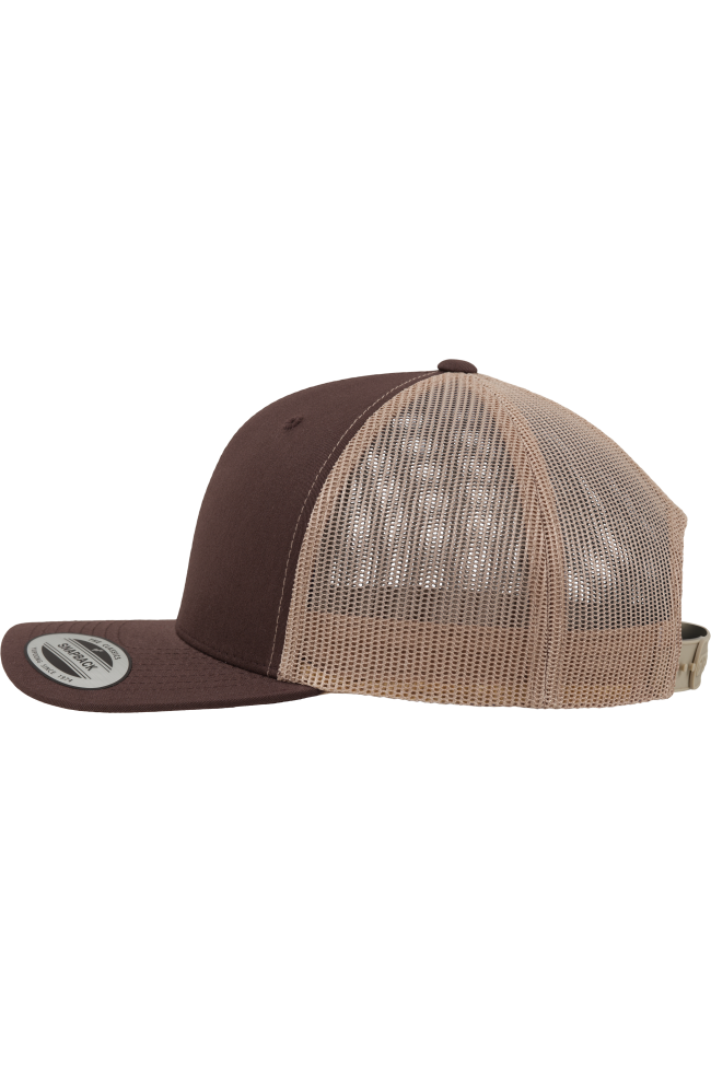 Casquette retro trucker bicolore personnalisable
