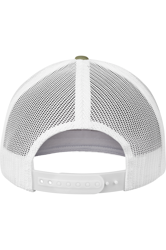 Casquette retro trucker bicolore personnalisable
